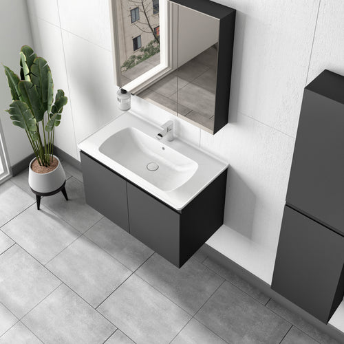 Alpin Banyo Dolabı Takımı - Ayna Dolaplı