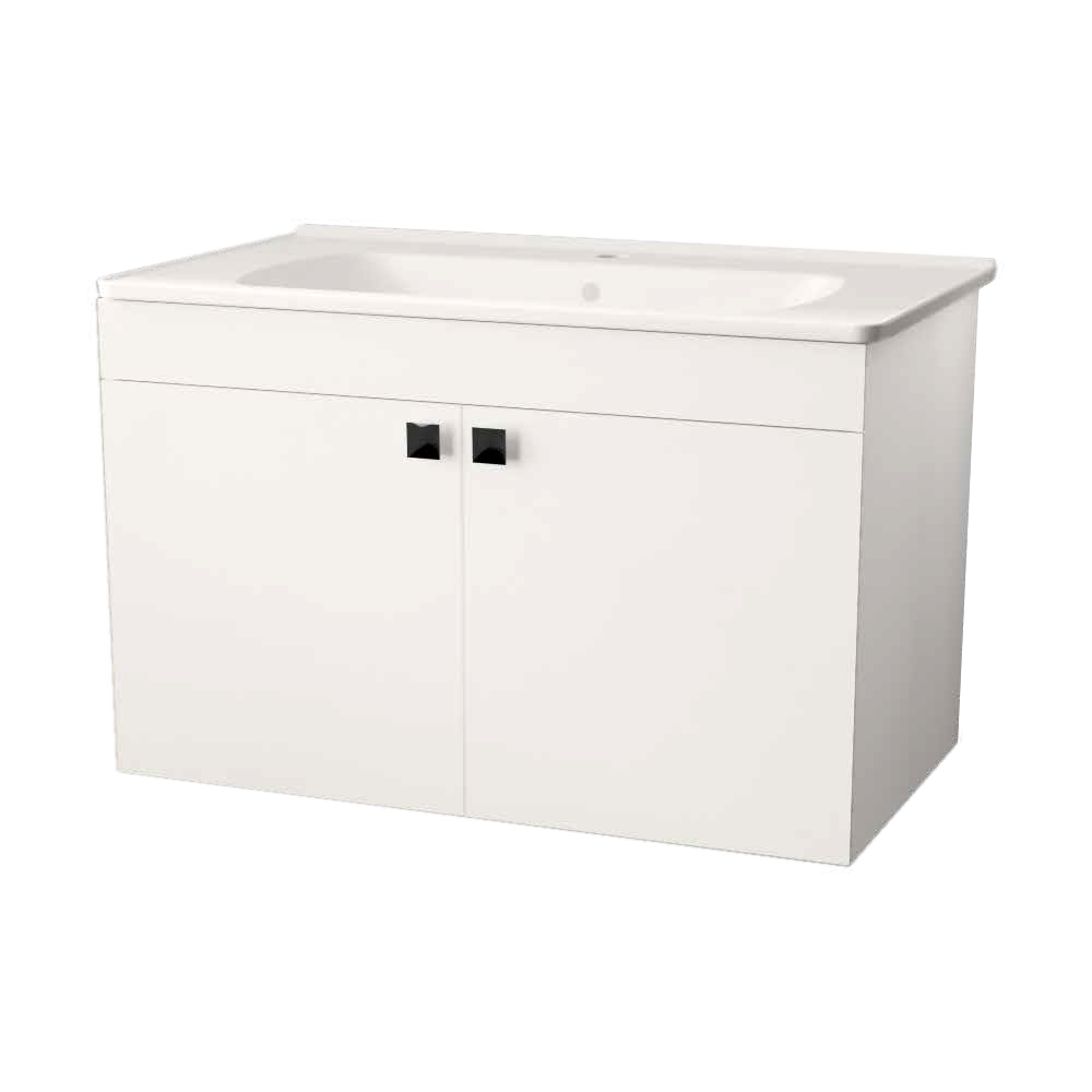 Pors Banyo Dolabı Takımı - Aynalı Dolaplı
