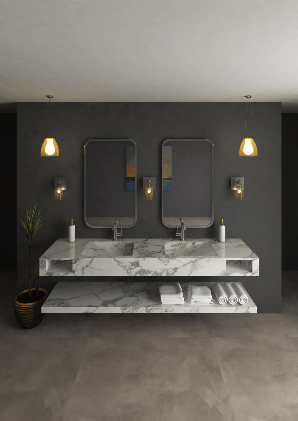 Lavelli Porselen Seramik Lavabo